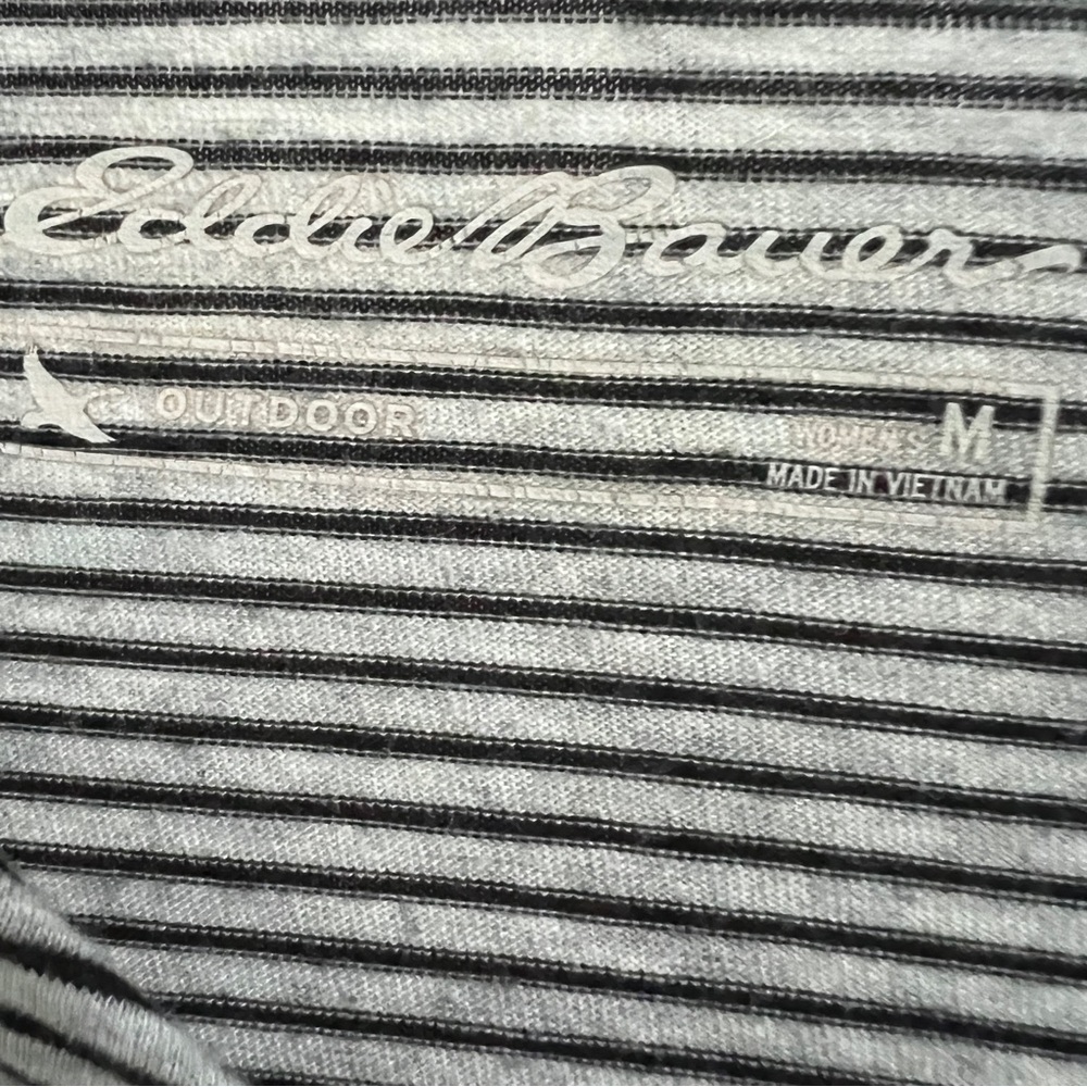 Eddie Bauer Twist Front V Neck 3/4 Sleeve Medium - Picture 5 of 7